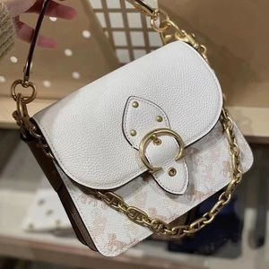 COACH
Horse and Carriage Coated Canvas Beat Shoulder Bag 18